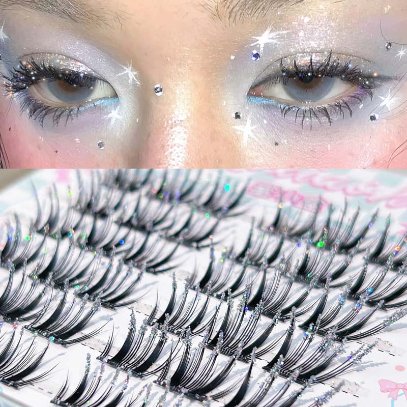 Eyelash Extension Korean Style - Mixiaohe Cils autocollants style coréen, motif