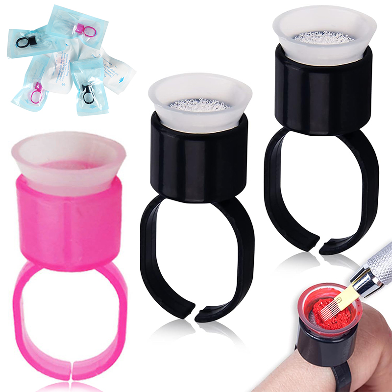 50/100 pièces anneau d'encre d - Eyelash Extension Permanent avis et prix
