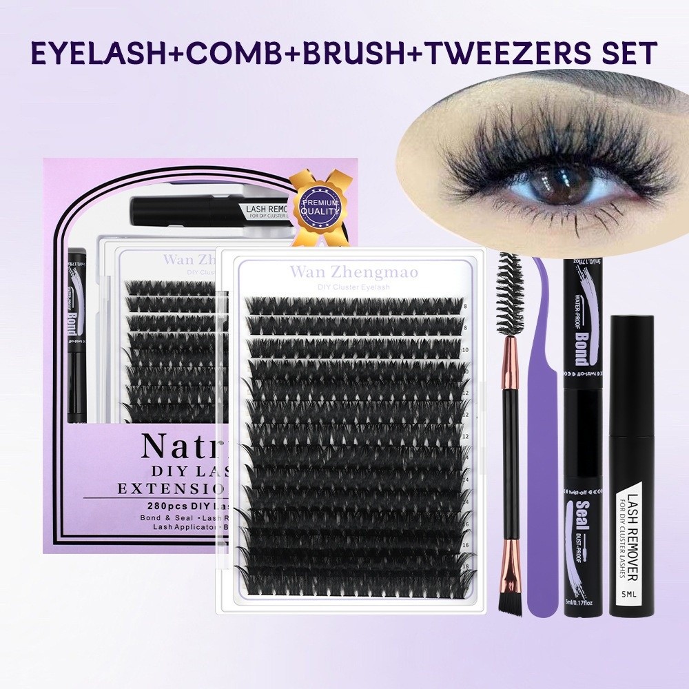 Cils postiches de 8 à 18 mm de - Eyelash Extension Natural Look avis et prix
