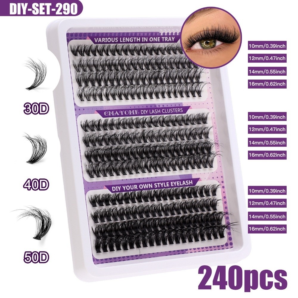 Kit d'extension de cils DIY, c - Eyelash Extension Natural Look avis et prix