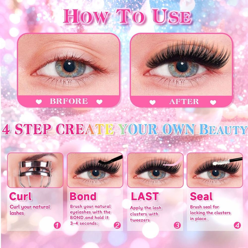 Kit d'extension de cils DIY, c - Eyelash Extension Natural Look avis et prix