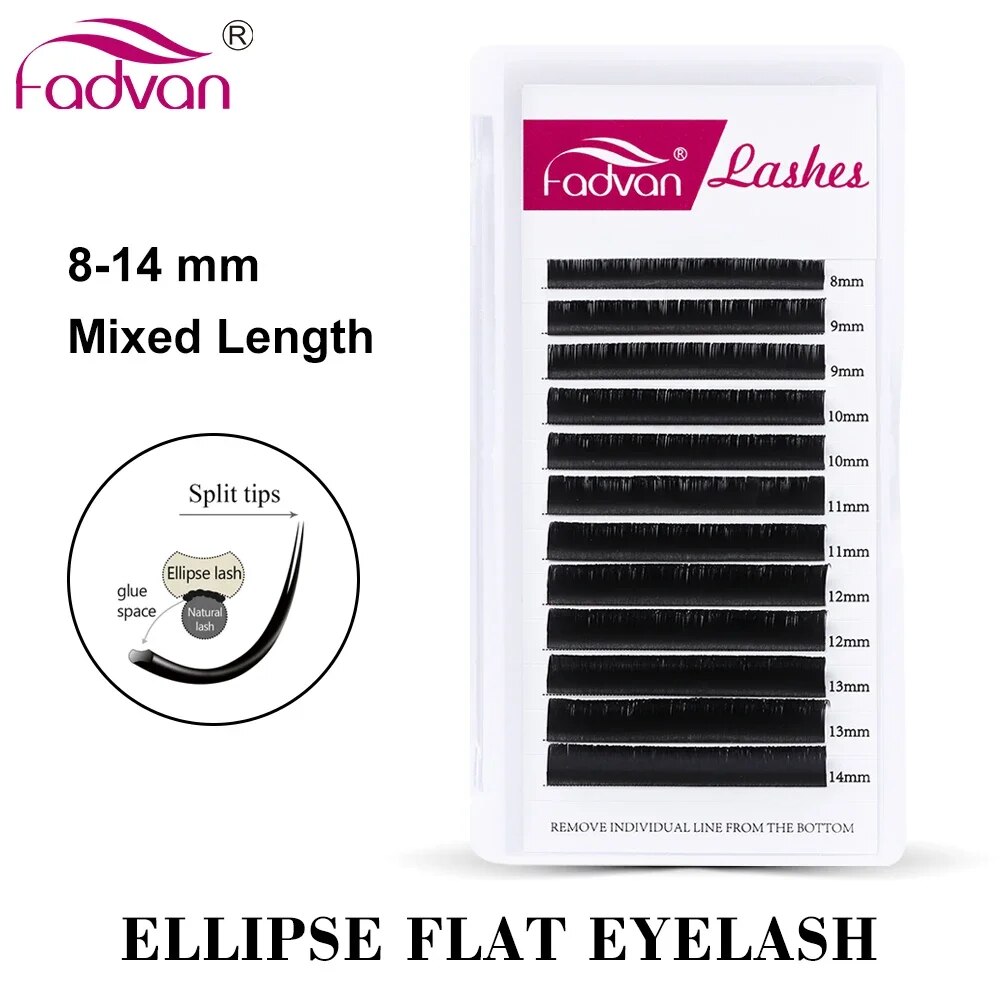 FADVAN Ellipse plat C/D incurv - Eyelash Extension Permanent avis et prix
