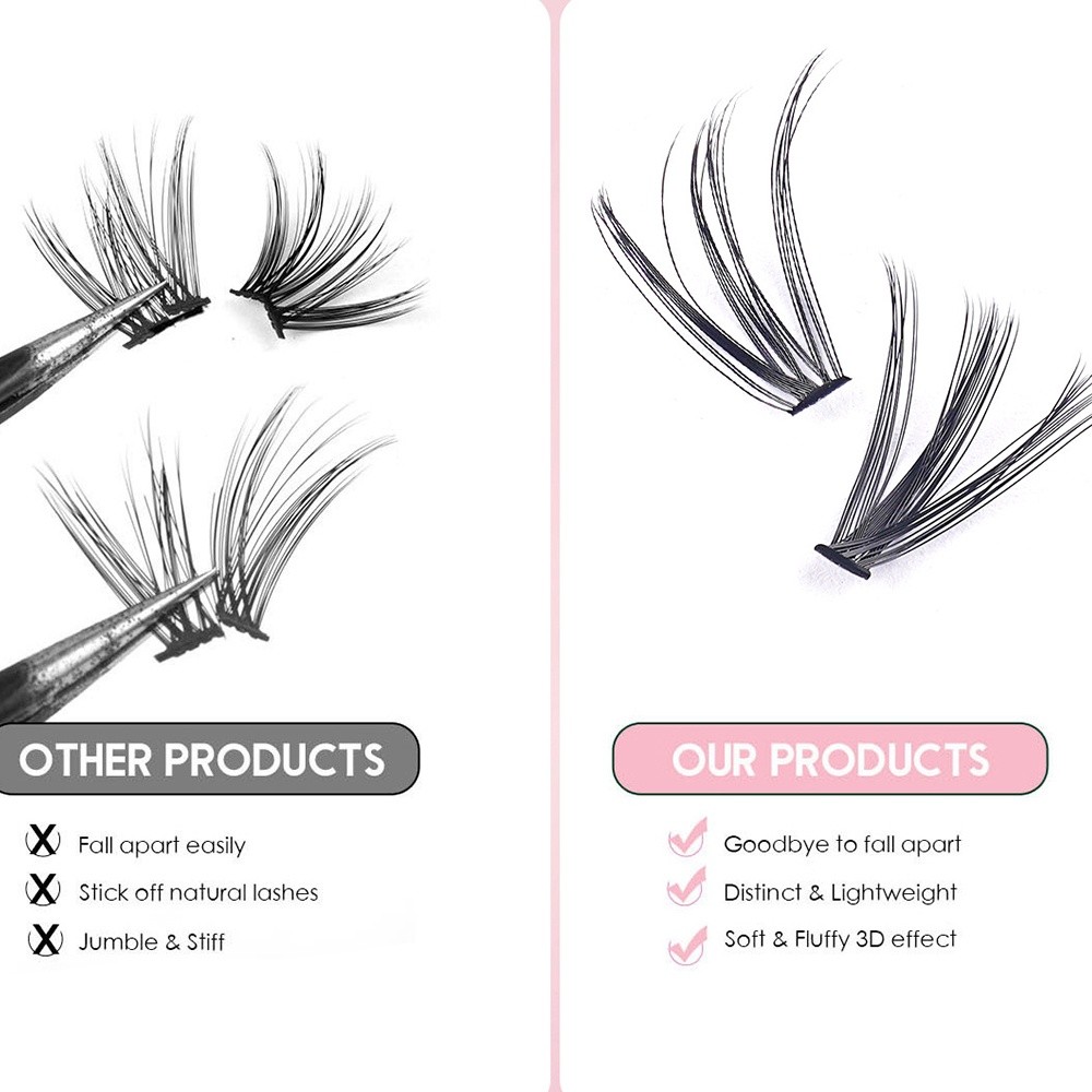 Faux cils de 8 à 16 mm, aspect - Eyelash Extension Natural Look avis et prix