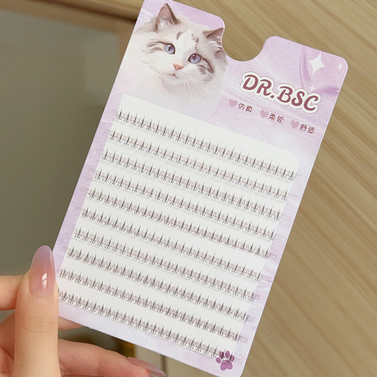 Faux-cils à bande fine, bricol - Eyelash Extension Korean Style avis et prix